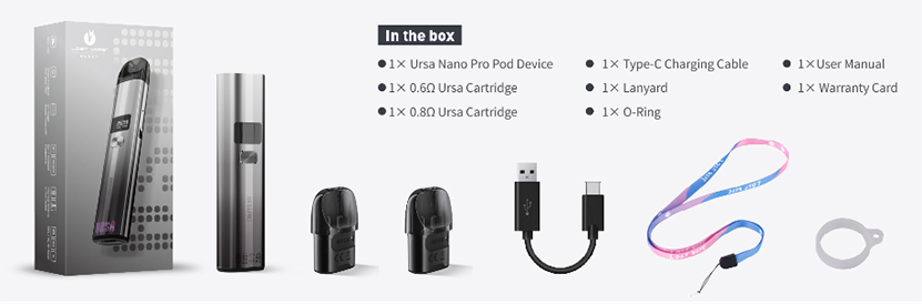 Lost Vape Ursa Pro Pod Kit Package