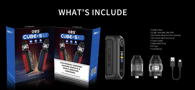 OBS Cube-S Kit Package