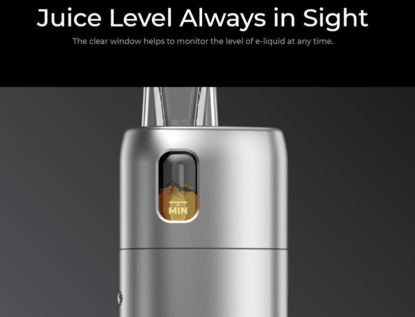 OXVA Oneo Pod Kit Clear Juice Window