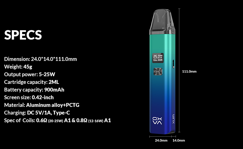 OXVA Xlim Kit Feature 9