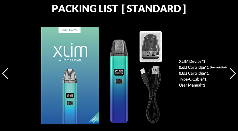 OXVA Xlim Kit Package