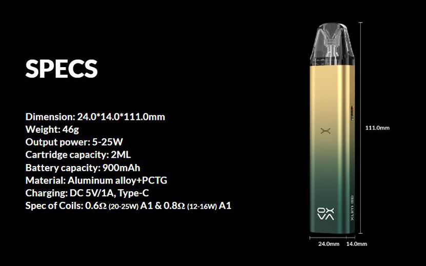 OXVA Xlim SE Kit Feature 9