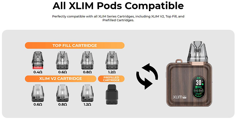 OXVA Xlim SQ Pro Kit Compatible Pods