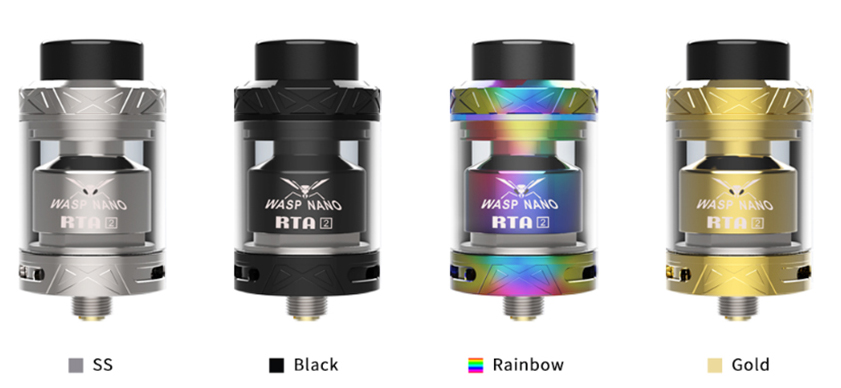 Oumier Wasp Nano RTA V2 Tank Full Color