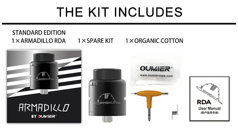 Oumier Armadillo RDA Atomizer Features 7