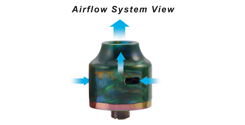 Oumier Wasp Nano RDA Resin Version Airflow System View
