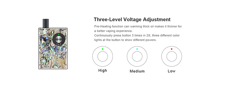 Ovns JC02 Pod Starter Kit Voltage Adjustment