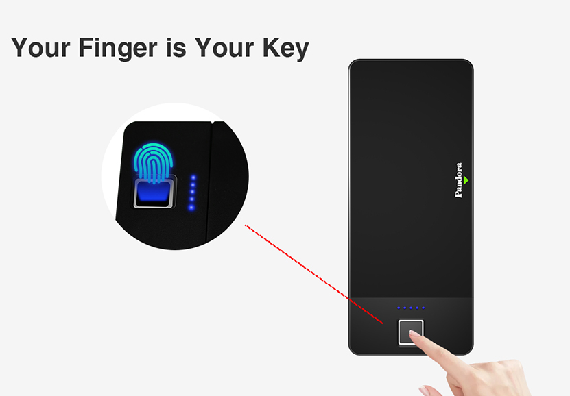 Pandora JULL Portable Charging Case Finger