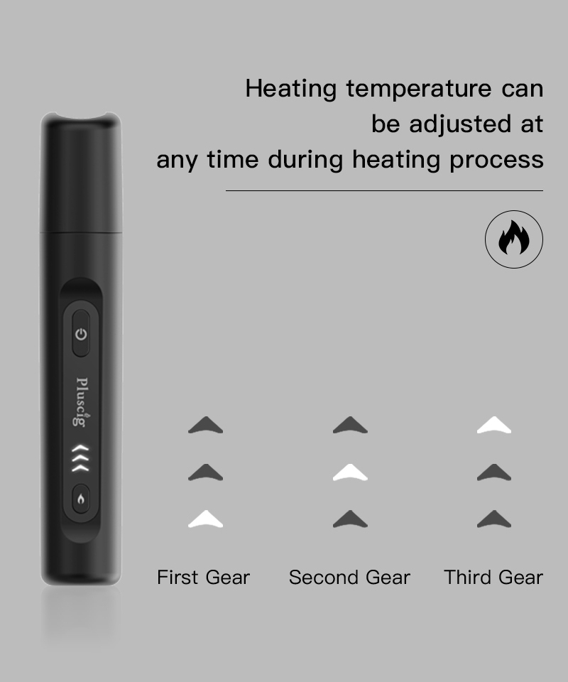 Pluscig Q9 Kit Adjustable Heating Temperature