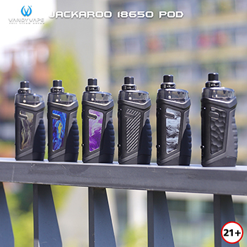 Vandy Vape Jackaroo 18650 Pod Kit Realshot 1