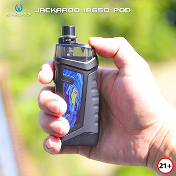 Vandy Vape Jackaroo 18650 Pod Kit Realshot 4