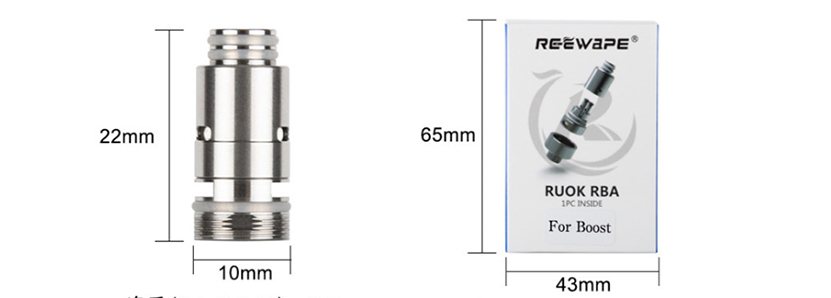 Reewape RUOK RBA Coil for Aegis Boost Pod Size