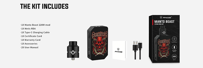 Rincoe Manto Beast RDA Kit Feature 5