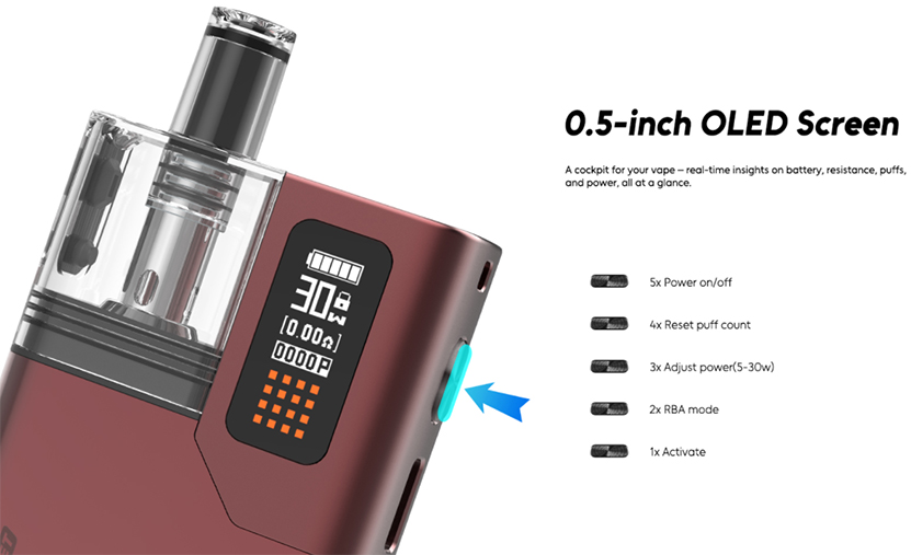 Rincoe Neso ET Kit 0.5 OLED Screen