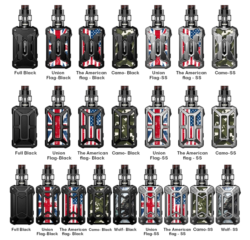 Rincoe Mechman 228W Mesh Kit Colors