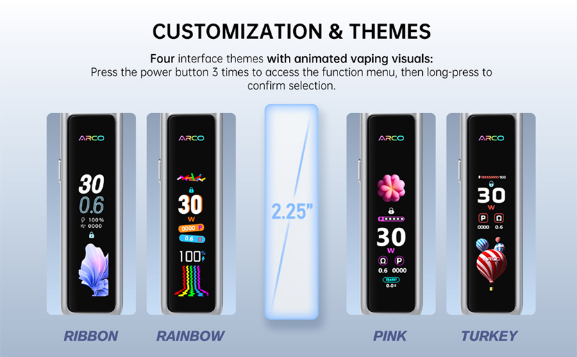 SMOK ARCO Max Pod Kit Four Themes