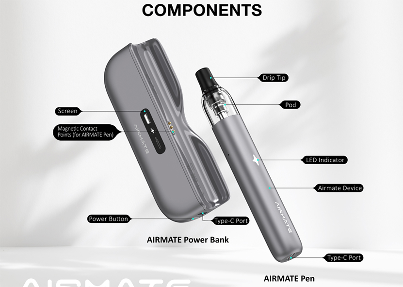SMOK Airmate Pod Kit Components