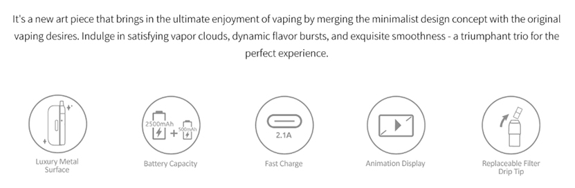 SMOK Airmate Pod Kit Features