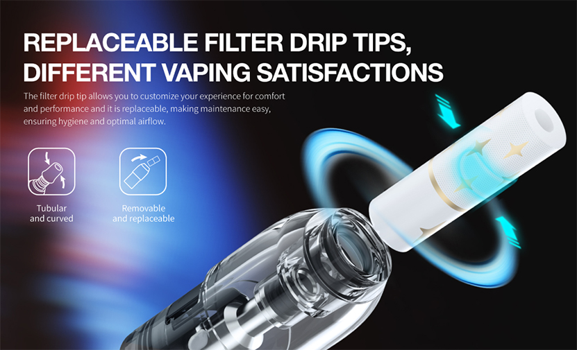 SMOK Airmate Pod Kit Replaceable Filter Drip Tip