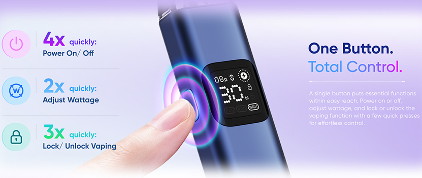 SMOK Arco Digi Lite Kit One Button Design