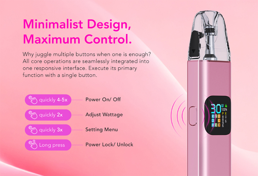 SMOK Arco Digi Pro Kit Button Control