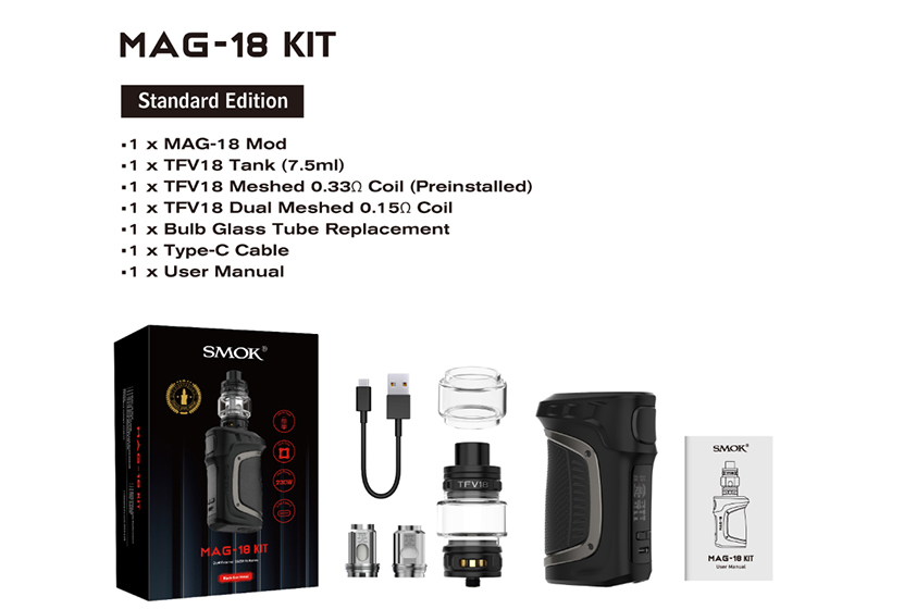 SMOK MAG 18 Kit Package