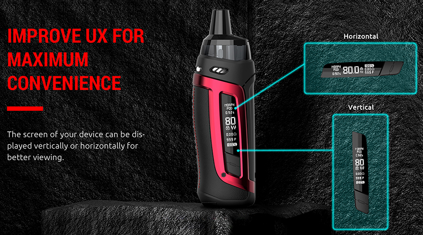 SMOK Morph Pod 80 Kit Screen