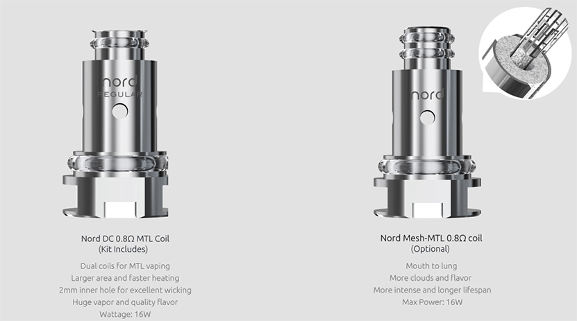 SMOK Nord 2 Empty Pod Cartridge Feature 1