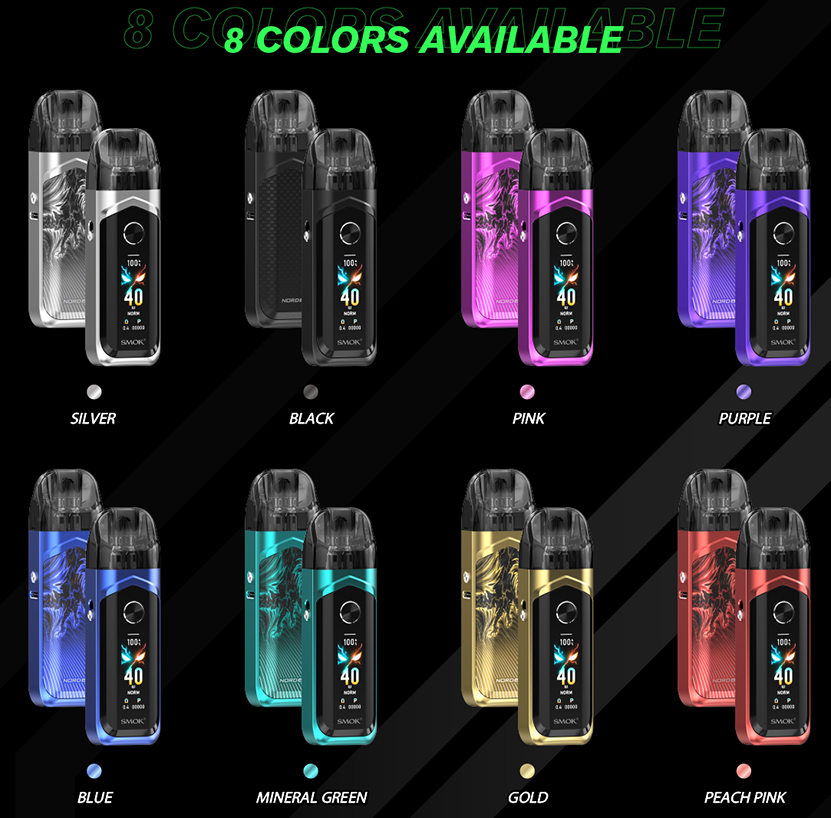 SMOK Nord 6 Pod Kit 8 Colors Available
