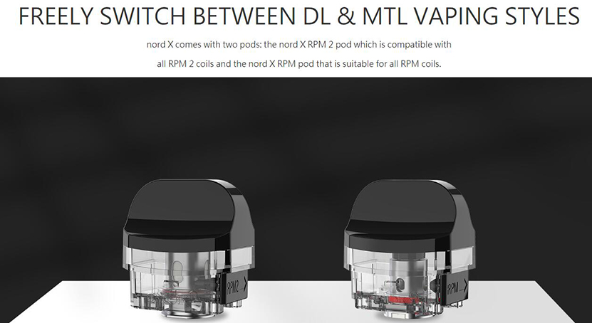 SMOK Nord X Pod Cartridge Two Type