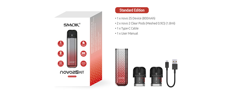 SMOK Novo 2S Kit Package
