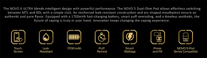 SMOK Novo 6 Ultra Kit Short Description