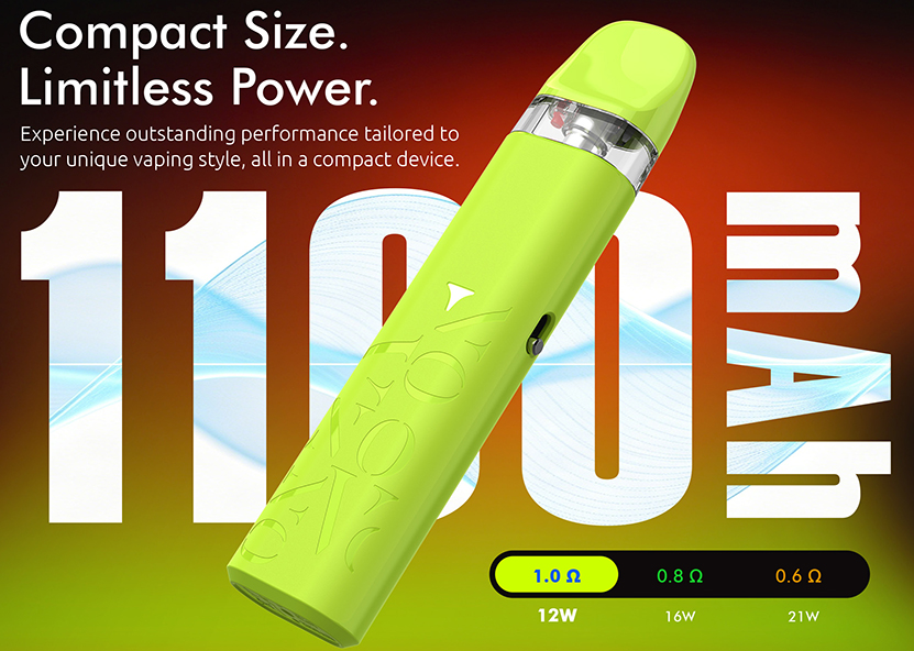 SMOK Novo Axis EZ Pod Kit Battery Capacity