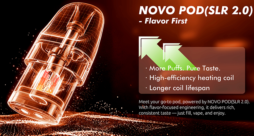 SMOK Novo Core Pod Cartridge Longer Coil Lifespan