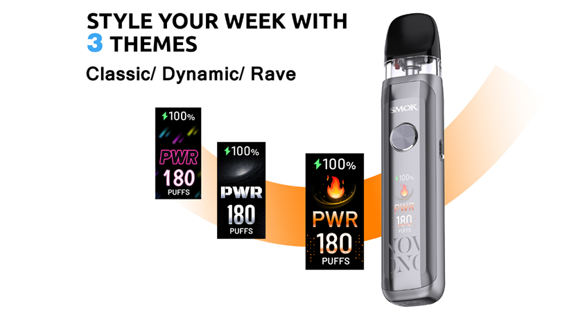 SMOK Novo Axis Kit 3 UI Themes