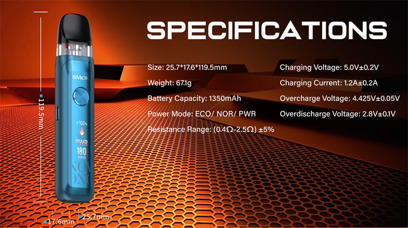 SMOK Novo Axis Kit Specification