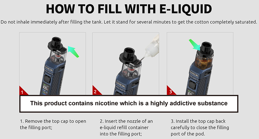 SMOK RPM 100 Kit Refilling Type