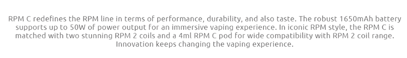 SMOK RPM C Kit Description