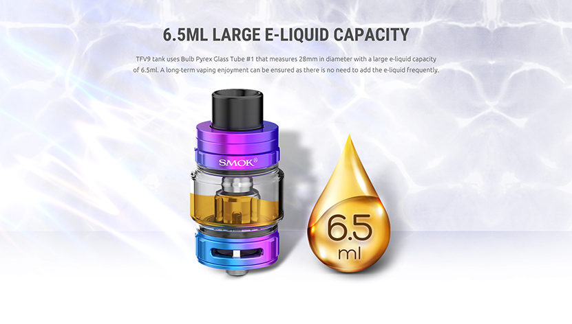 SMOK Rigel Kit 230W Box Mod Kit with 6.5ml TFV9 tank