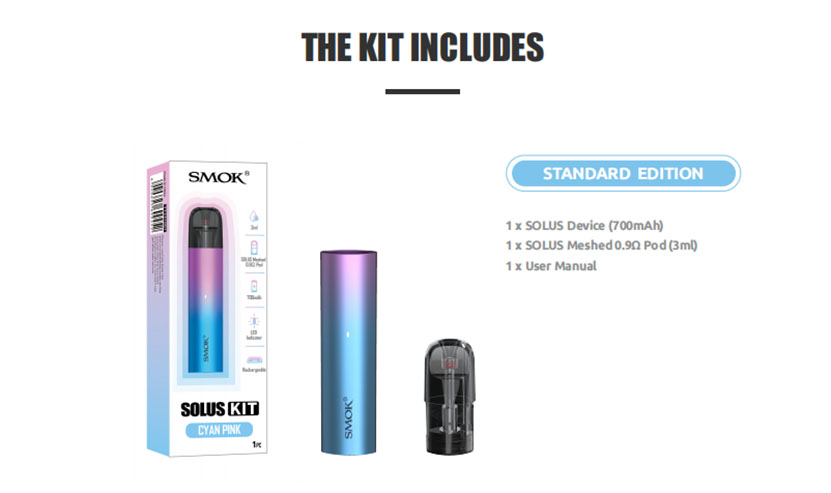 SMOK Solus Kit Package