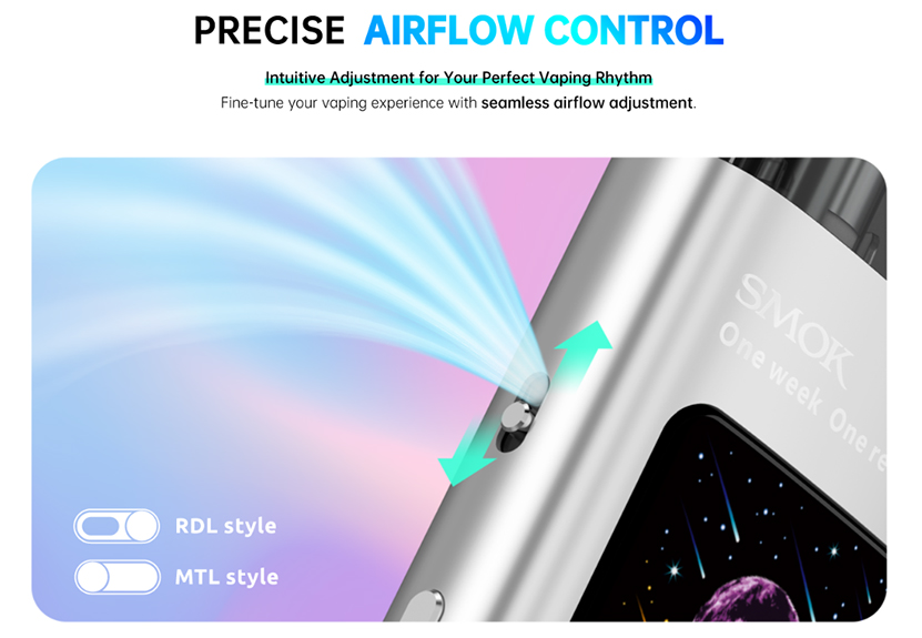 SMOK TFOS Pod Kit Adjsutable Airflow