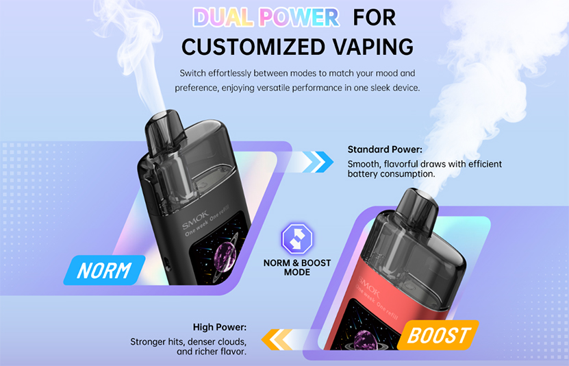 SMOK TFOS Pod Kit Power Mode
