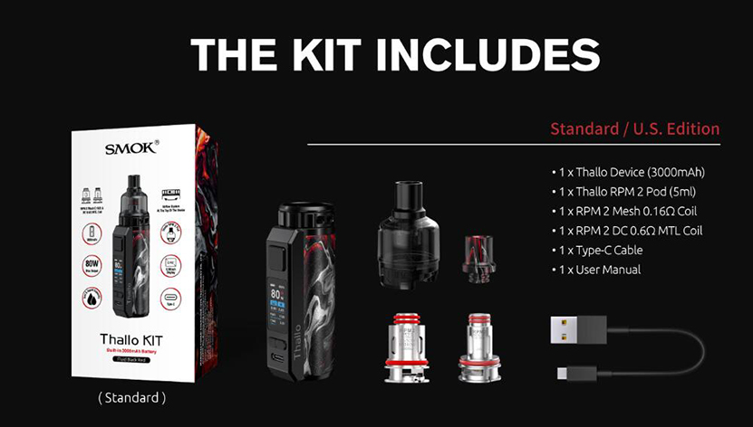 SMOK Thallo Kit Content