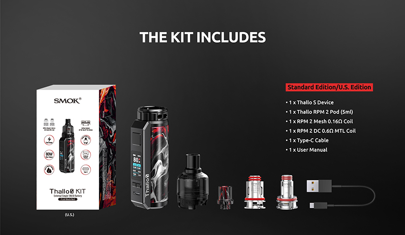 SMOK Thallo S Pod Mod Kit Package