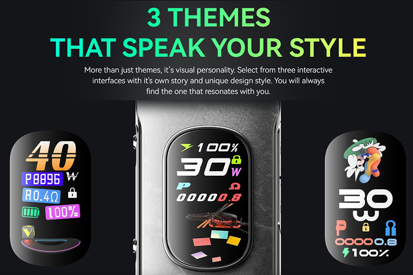 Vaporock X1 Pod Kit 3 Themes