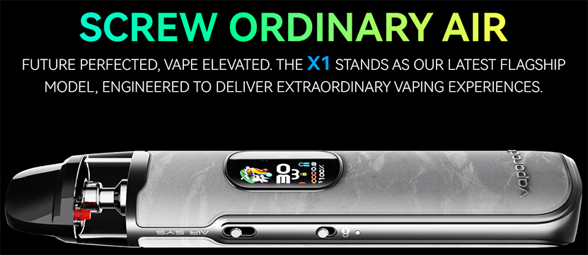 Vaporock X1 Pod Kit Screw Ordinary Air