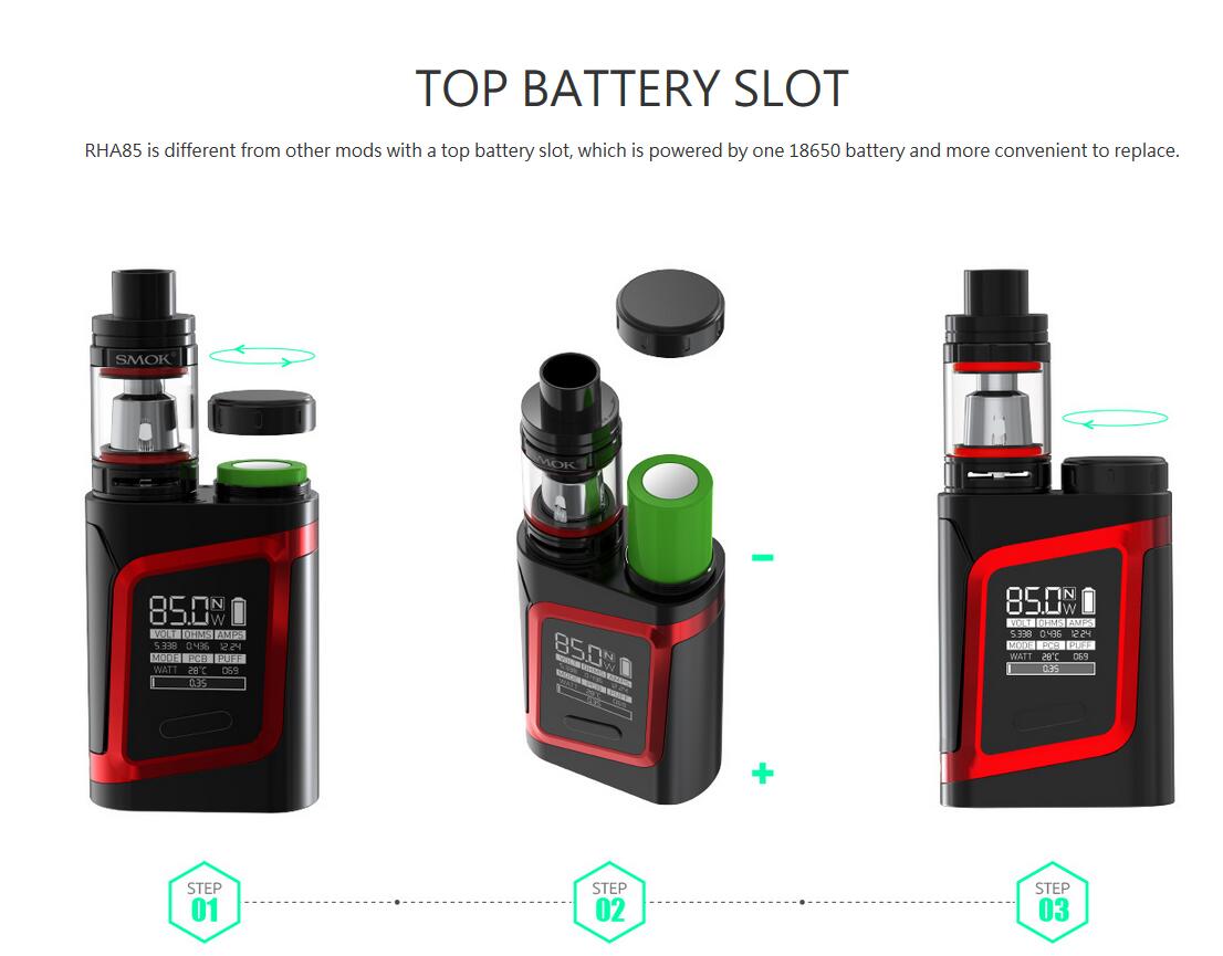 SMOK RHA85 Kit TPD Editon Features 2