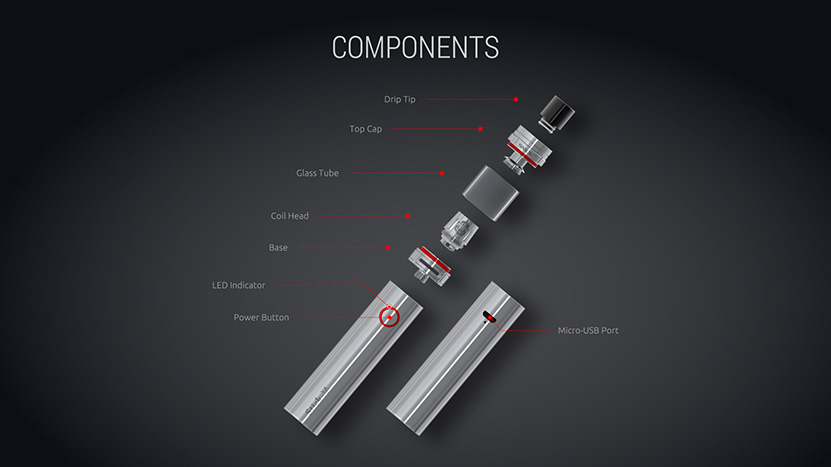SMOK Stick V8 Baby Vape Kit Components