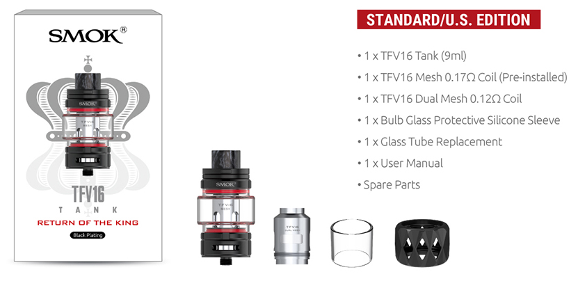 SMOK TFV16 Tank package