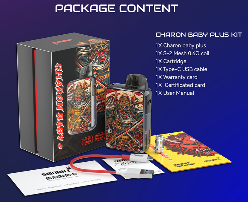Smoant Charon Baby Plus Kit Package